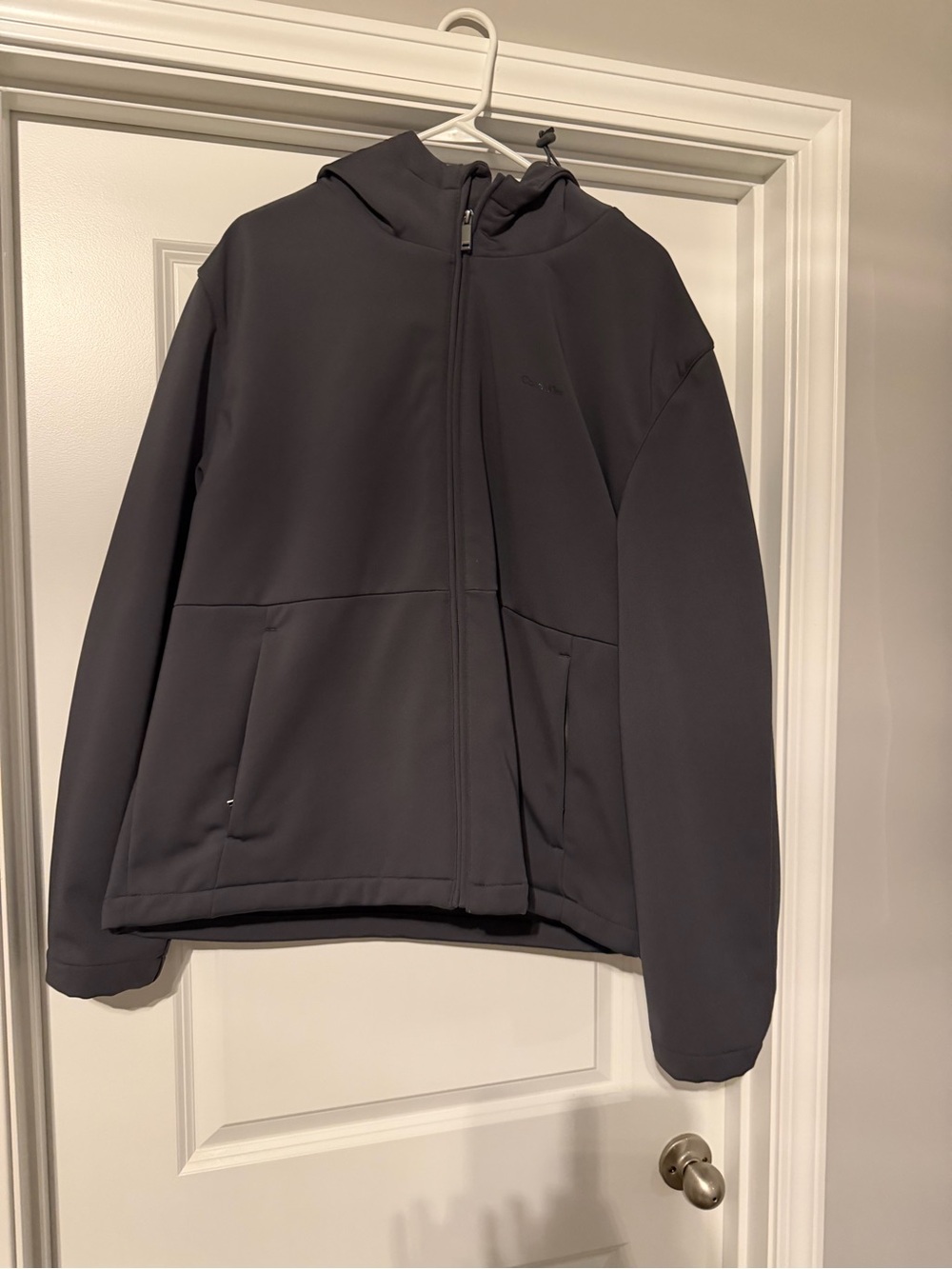 Calvin Klein Men's Hooded Zip Jacket - Charcoal